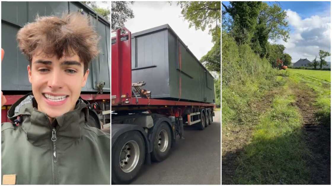 Container home from China/Man ordered house. Container home from China/Man ordered house.