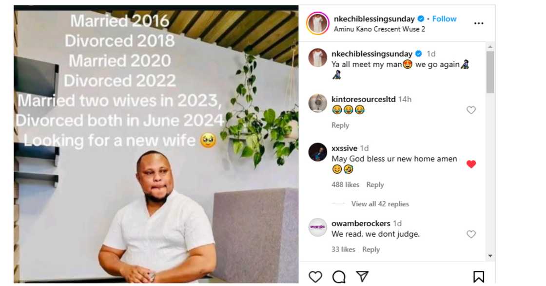 Nkechi Blessing reveals face of her new man