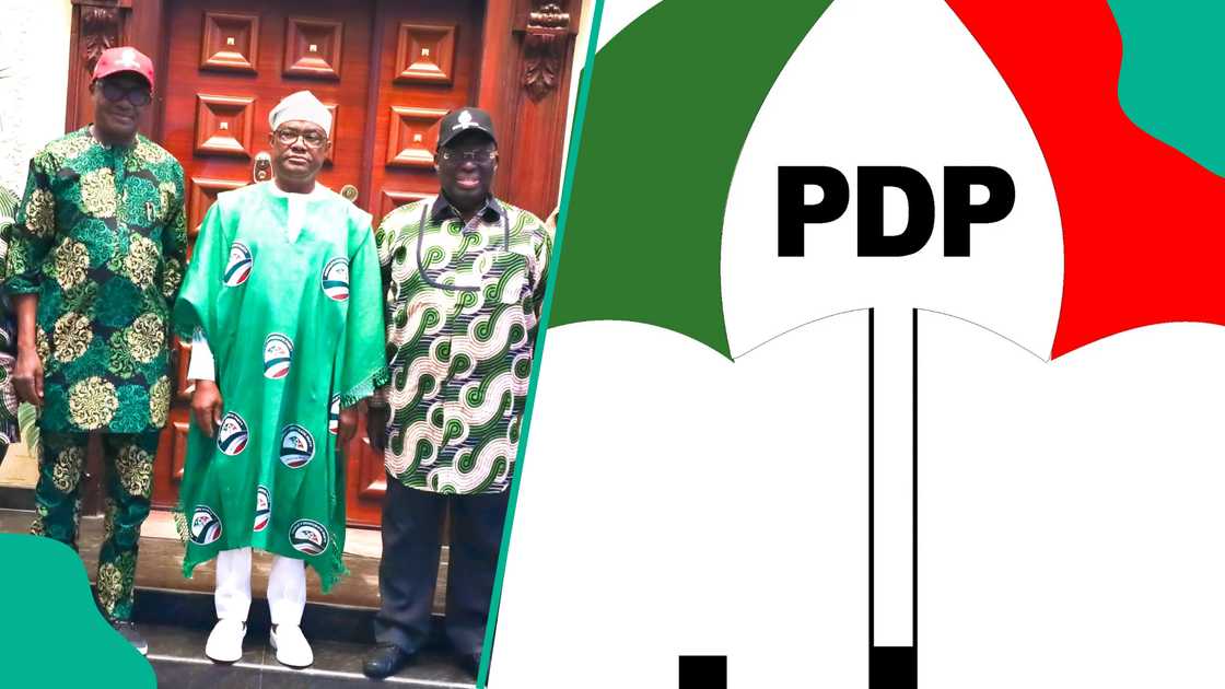 Senator Natasha Akpoti-Uduaghan announces Nyesom Wike, FCT Minister, as the national leader of the PDP.