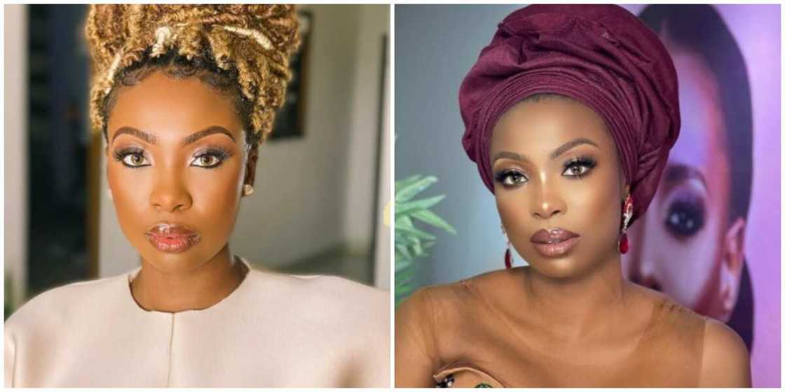 Photos of Nigerian presenter Bolanle. Photos of Nigerian presenter Bolanle.