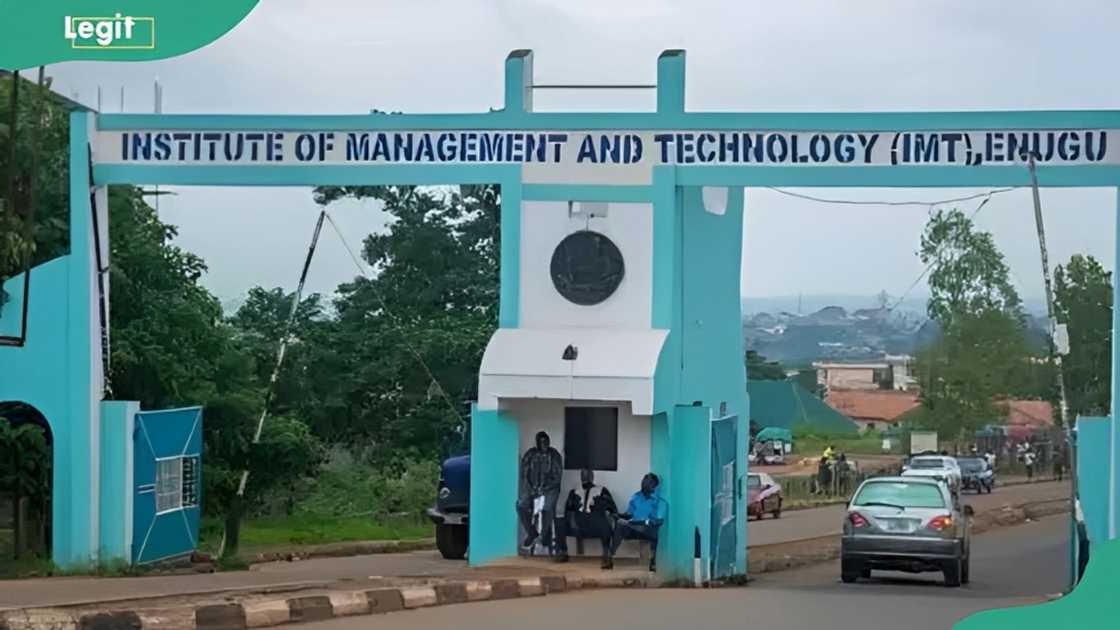 IMT Enugu's main entrance IMT Enugu's main entrance