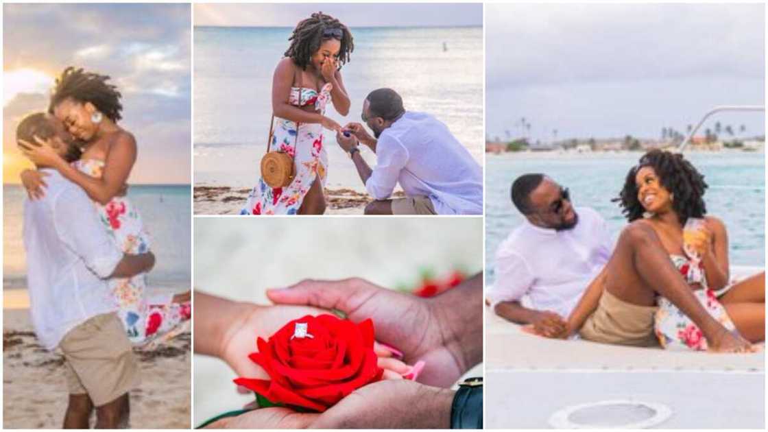 Man flies girlfriend out on vacation, asks for her hand in marriage