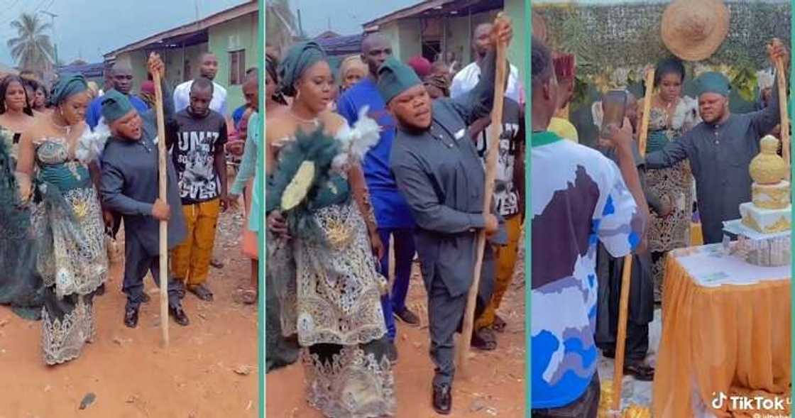 Traditional wedding video of lady and disabled husband Traditional wedding video of lady and disabled husband