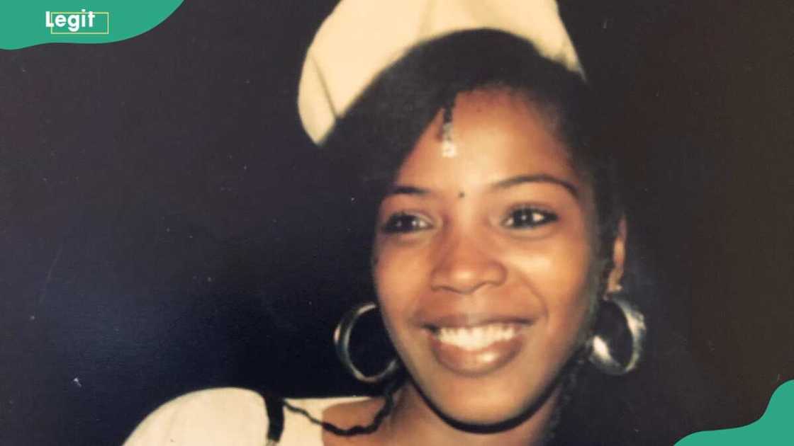 Sola Kuti in a white outfit Sola Kuti in a white outfit