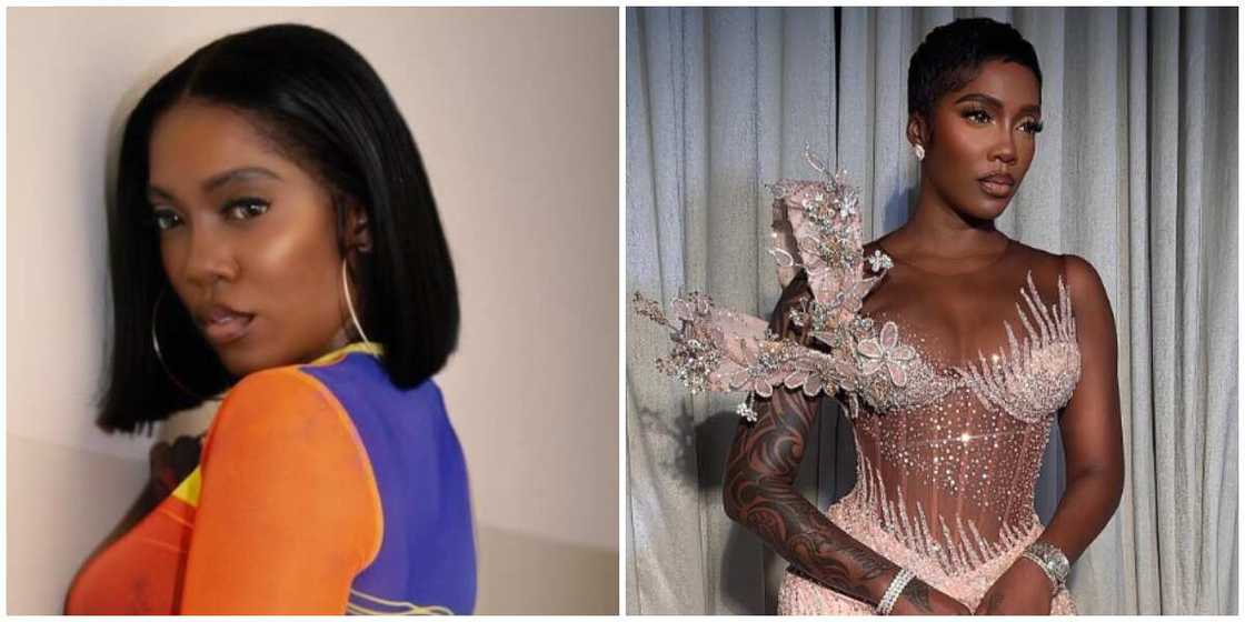 Tiwa Savage/Nigerian singer/Stylish lowcut hairstyle Tiwa Savage/Nigerian singer/Stylish lowcut hairstyle