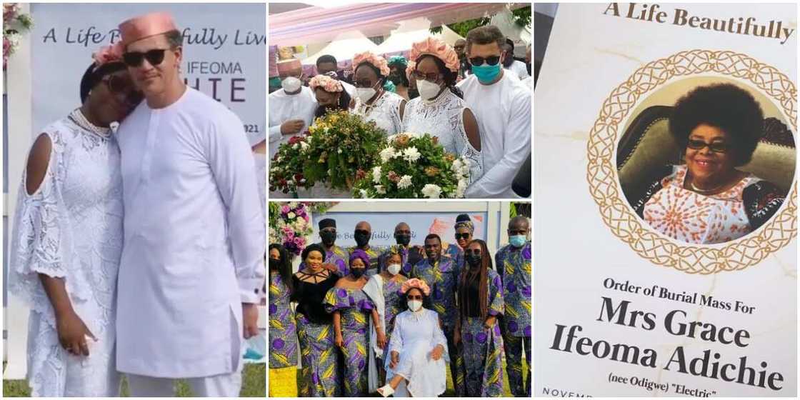 Chimamanda Adichie Lays Late Mother to Rest, Photos and Videos From Funeral Ceremony Surface Online Chimamanda Adichie Lays Late Mother to Rest, Photos and Videos From Funeral Ceremony Surface Online