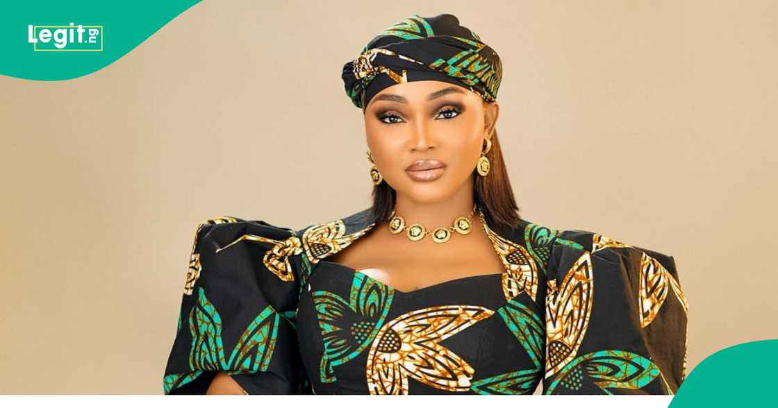 Mercy Aigbe's hubby  hails her successful  caller  interview.