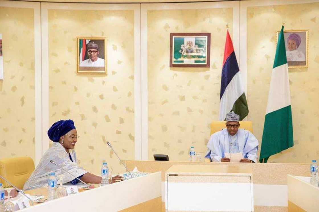 Aisha Buhari and her husband Aisha Buhari and her husband