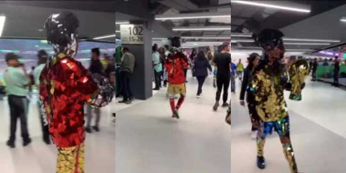 Qatar 2022: Fans Storms Stadium Wearing Customized Diamond Football Jerseys Qatar 2022: Fans Storms Stadium Wearing Customized Diamond Football Jerseys