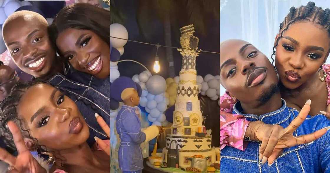 Priscilla throws a surpise birthday party for Enioluwa