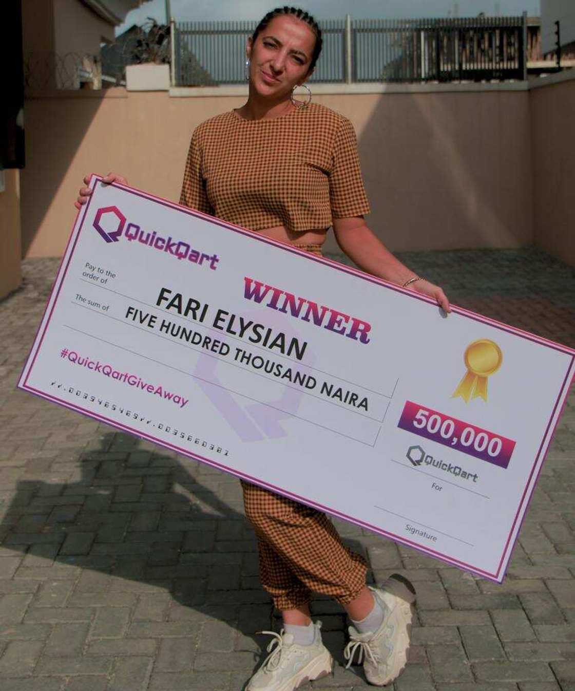 Content Creator, Fari Elysian, Announced as Winner of the #QuickQart GiveAway Content Creator, Fari Elysian, Announced as Winner of the #QuickQart GiveAway