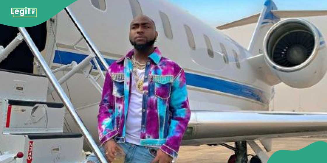 Davido in his Private jet Davido in his Private jet