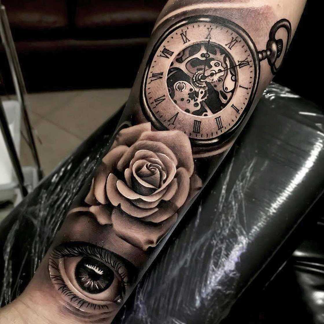 inner arm tattoo