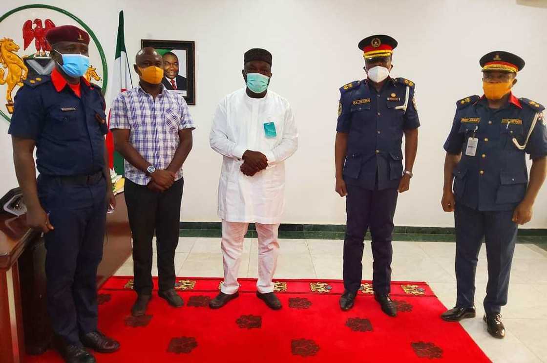 Enugu witnessing influx of people because you entrenched peace - NSCDC boss tells Gov Ugwuanyi Enugu witnessing influx of people because you entrenched peace - NSCDC boss tells Gov Ugwuanyi