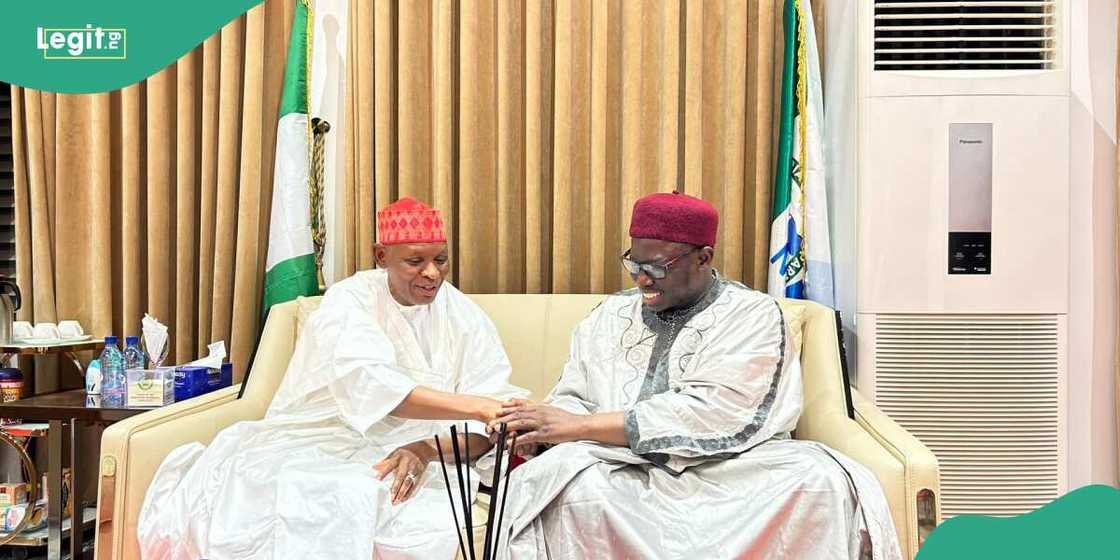 Sheikh Ibrahim Daurawa meeting with Governor Abba Kabir Yusuf Sheikh Ibrahim Daurawa meeting with Governor Abba Kabir Yusuf