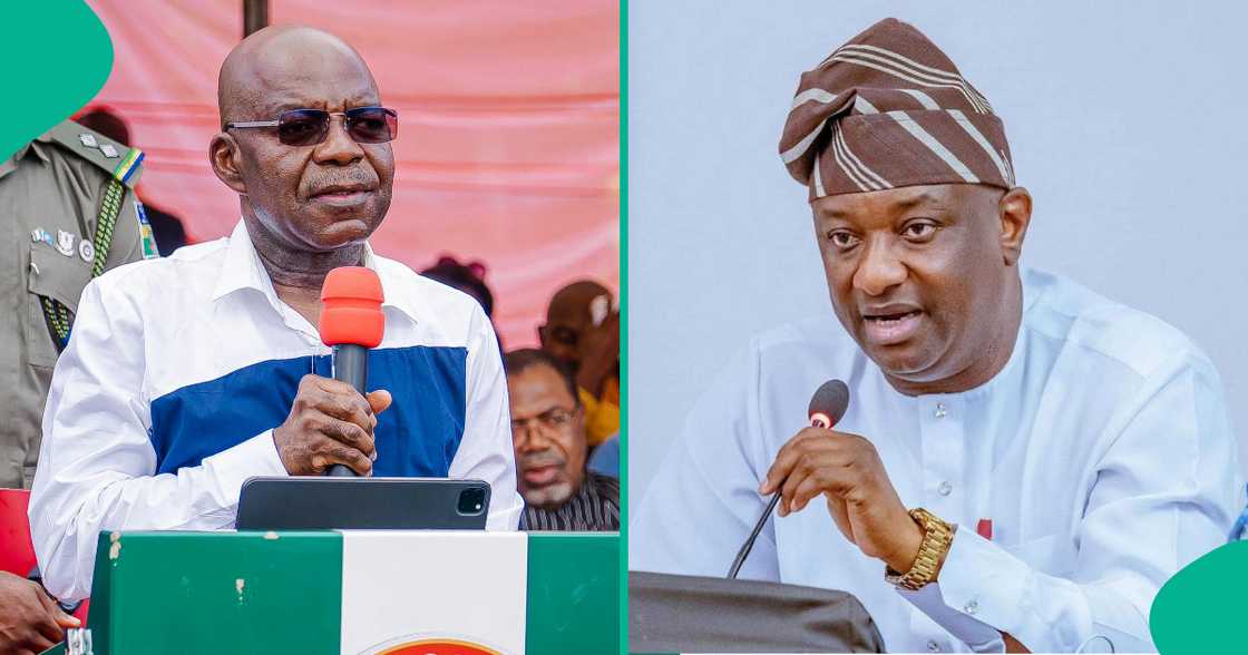 Gwamna Otti da Keyamo. Gwamna Otti da Keyamo.