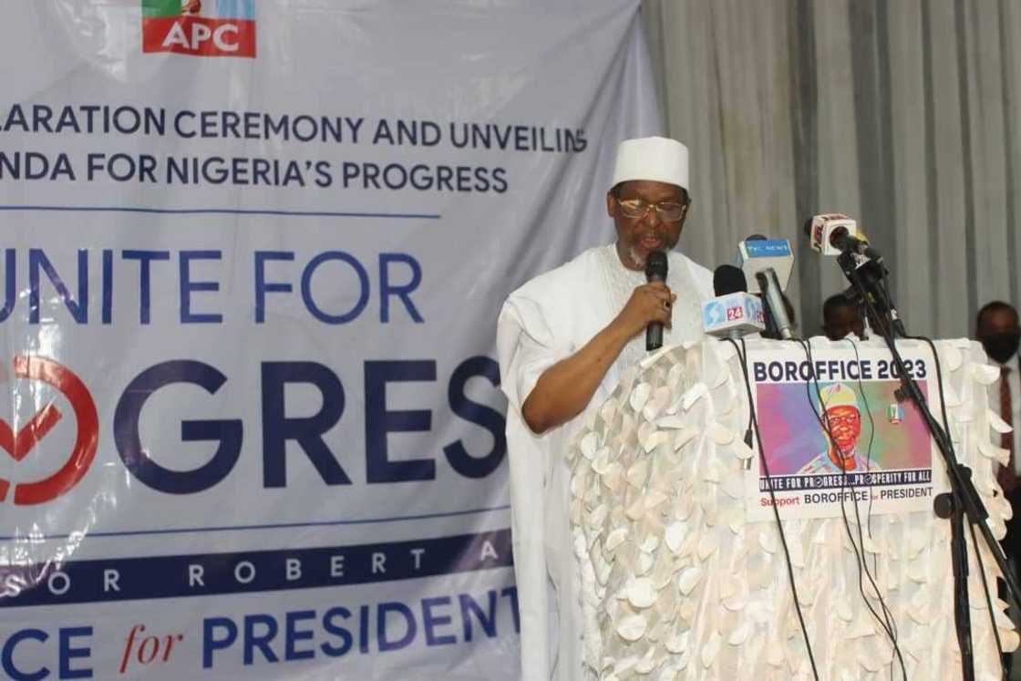 Senator Boroffice declares for presidency Senator Boroffice declares for presidency