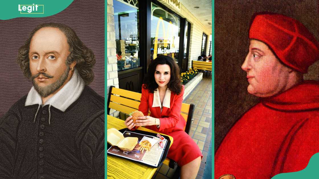 William Shakespeare (L), Marilyn vos Savant (C) and Thomas Wolsey (R) William Shakespeare (L), Marilyn vos Savant (C) and Thomas Wolsey (R)
