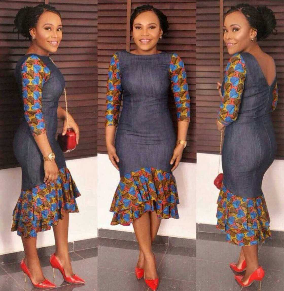 Jeans gown styles for ladies in 2019 Legit.ng