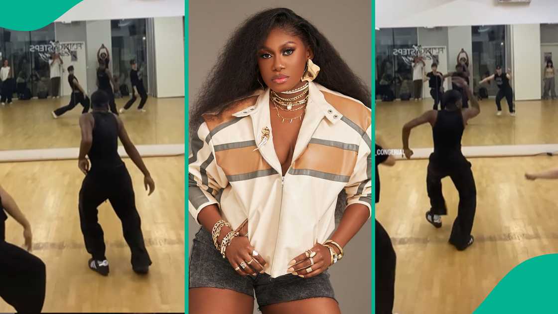Niniola's male dancer trends Niniola's male dancer trends