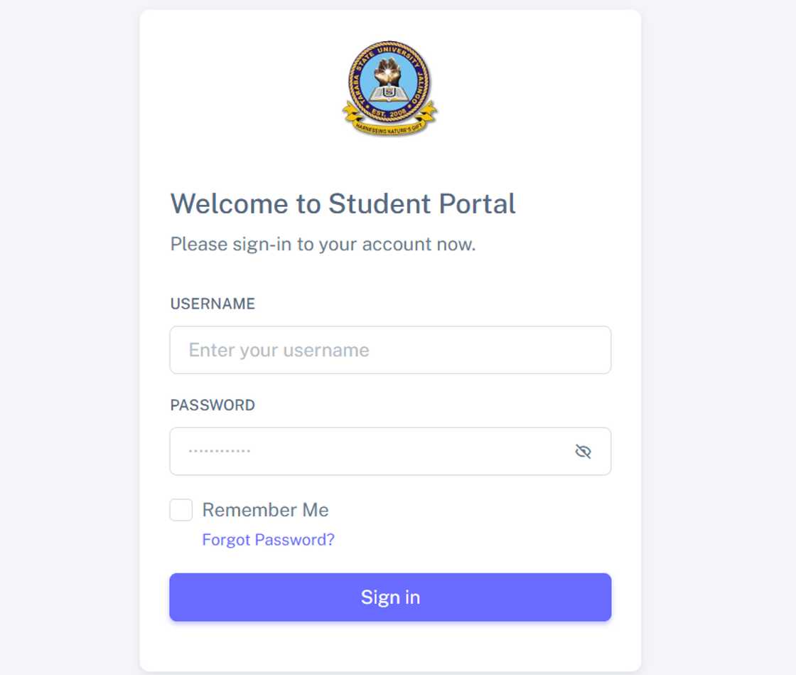 Student portal log in Student portal log in