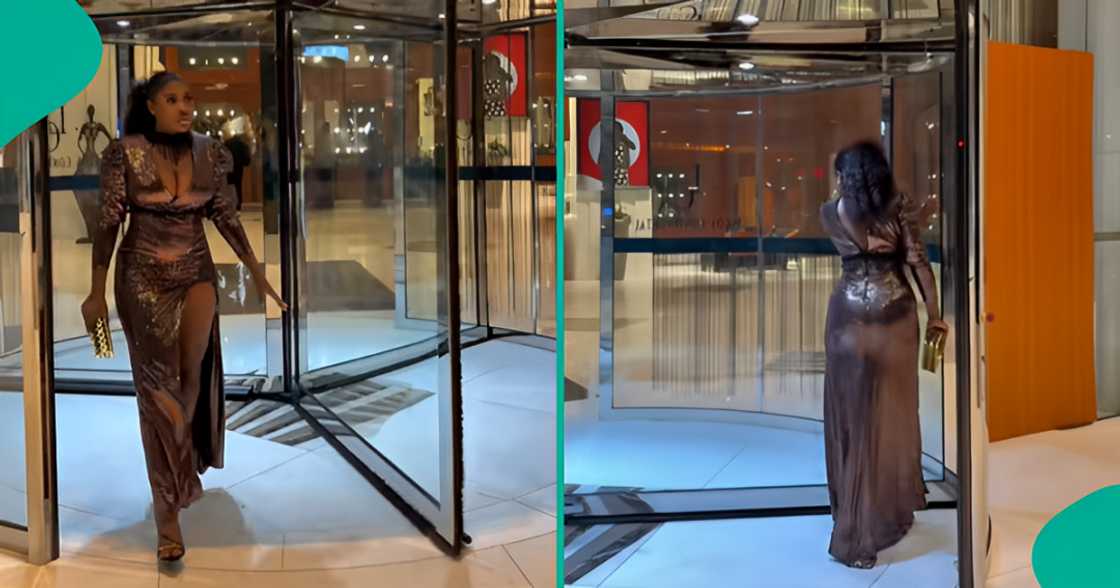 Lady shares her struggle with revolving door at five star hotel Lady shares her struggle with revolving door at five star hotel