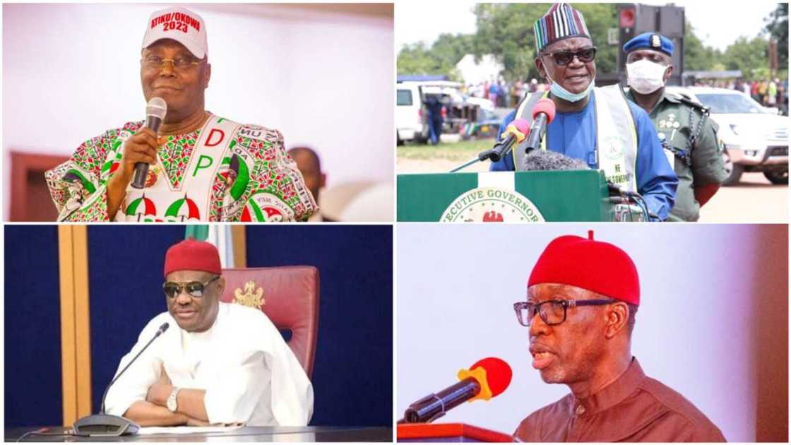 Atiku Abubaka/PDP/Nyesom Wike/Samuel Ortom/Ifeanyi Okowa/PDP Crisis/2023 Election/Benue State Atiku Abubaka/PDP/Nyesom Wike/Samuel Ortom/Ifeanyi Okowa/PDP Crisis/2023 Election/Benue State