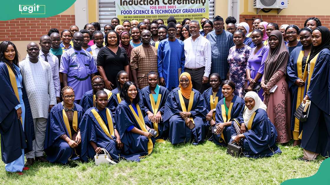 Food Science and Technology graduates during NIFST induction ceremony