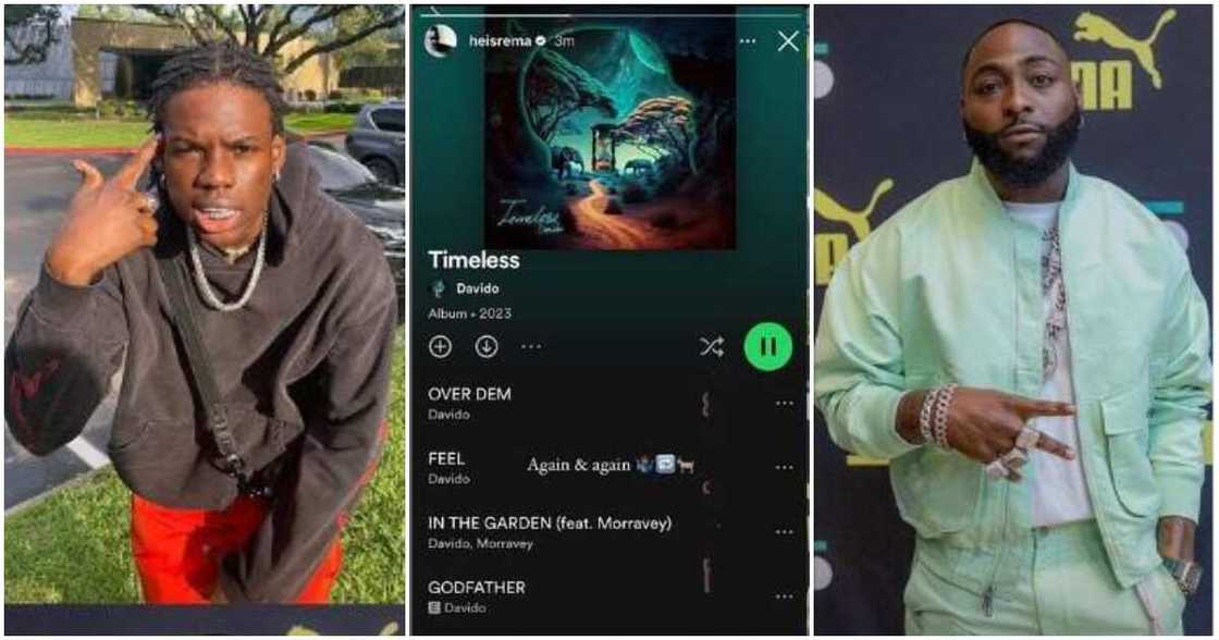 Photos of Rema and Davido Photos of Rema and Davido