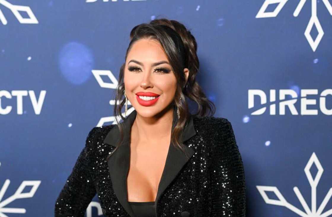 Kayla Cardona in a black sparkly outfit Kayla Cardona in a black sparkly outfit