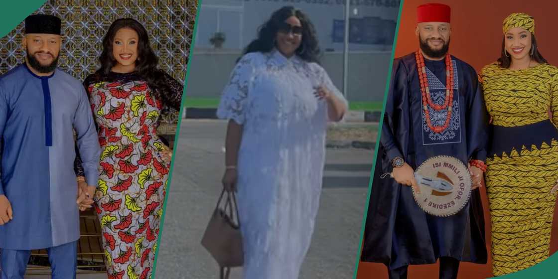 Yul Edochie picks Judy from airport, Yul Edochie and Judy Austin Yul Edochie picks Judy from airport, Yul Edochie and Judy Austin