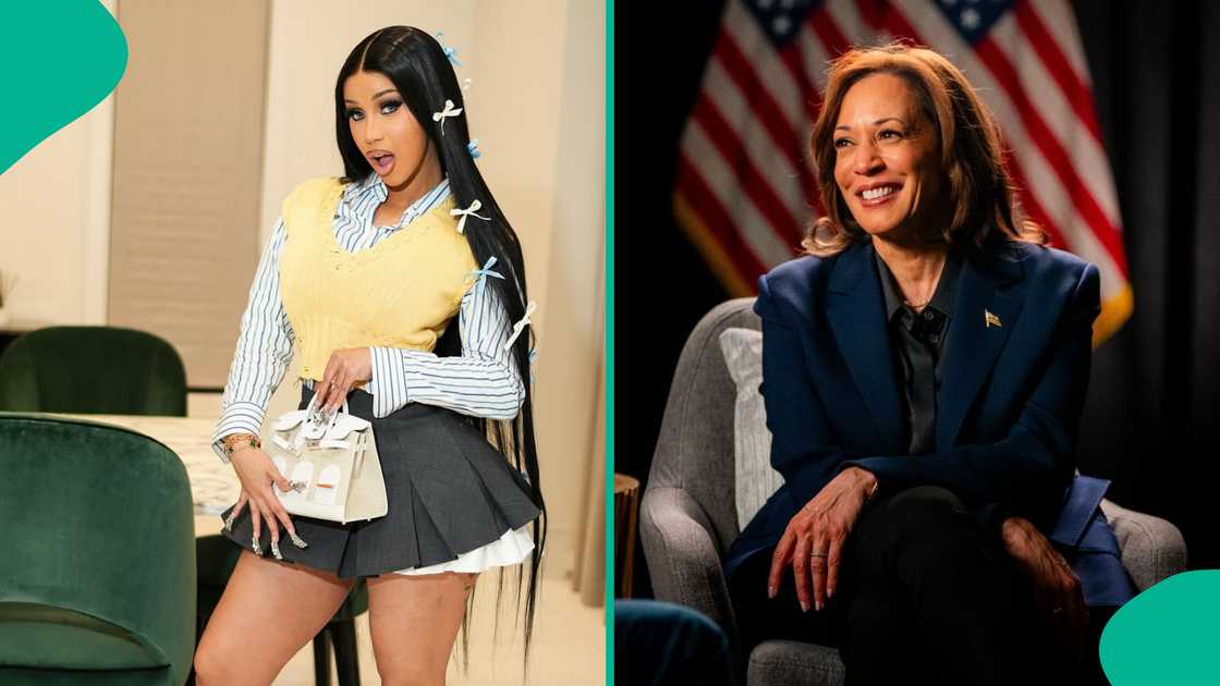 Cardi B continues to drum support for Kamala Harris in the US election