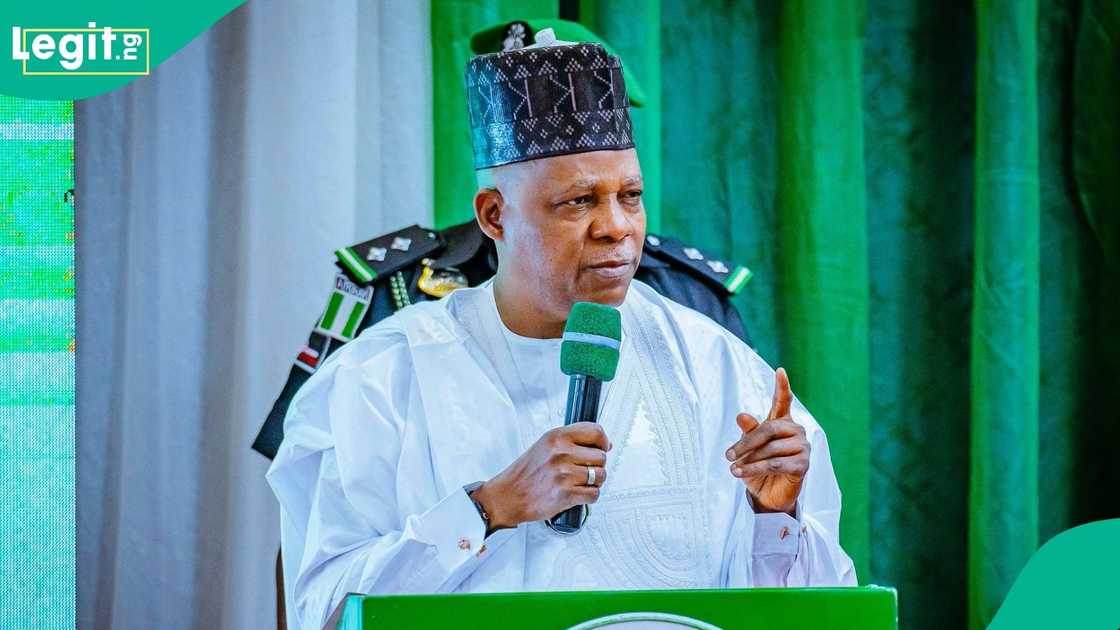 Vice President Kashim Shettima temporarily vacated his office, allowing teenager Joy Ogah to take his place.