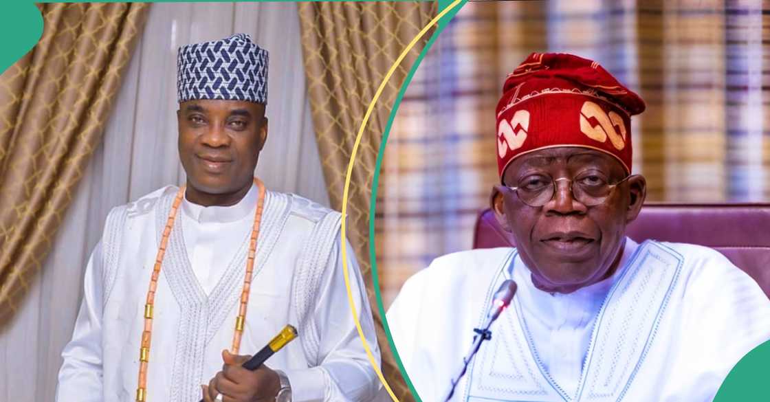 KWAM1 and Tinubu seen on a phone call