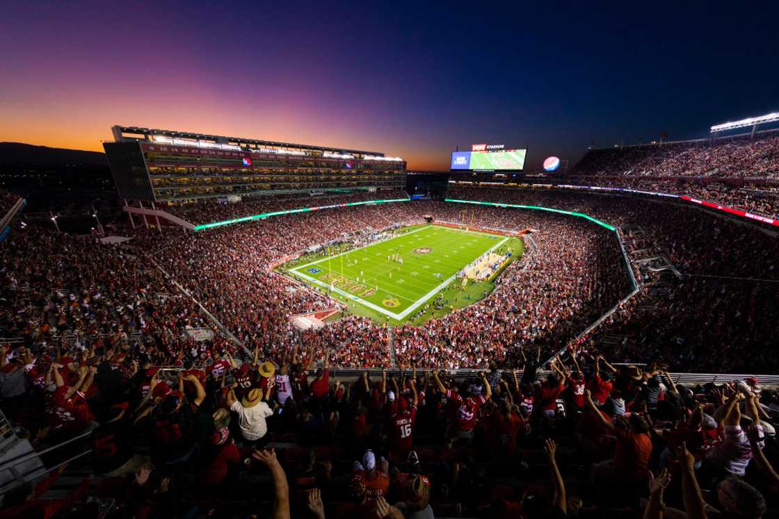 Aerial view of Levi's Stadium Aerial view of Levi's Stadium