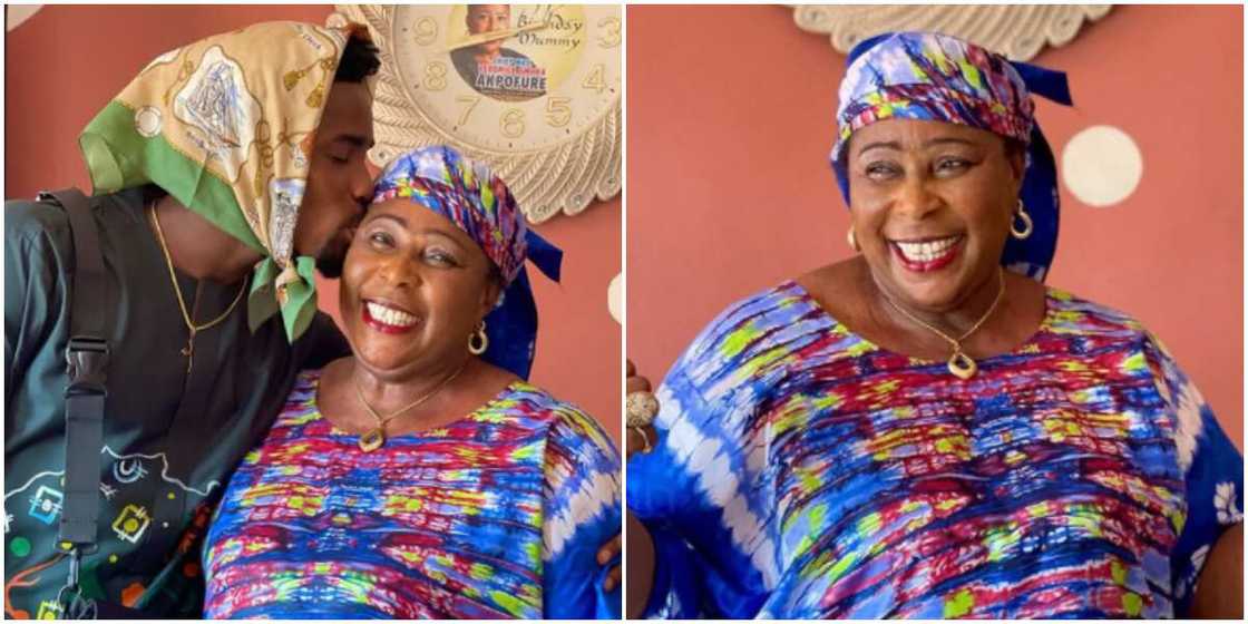 Neo surprises his mum Neo surprises his mum