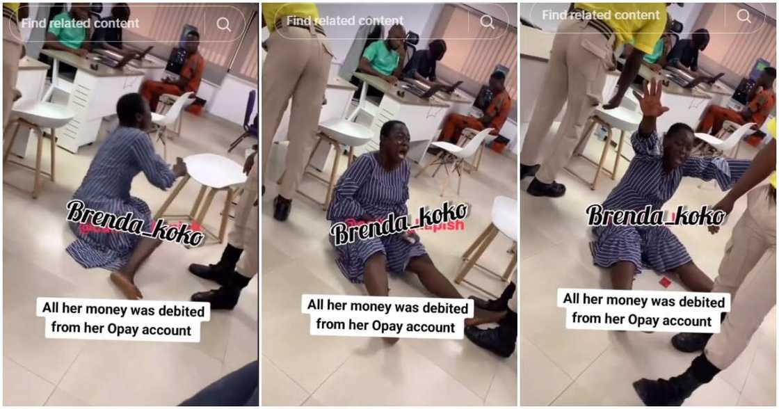 OPay account, woman, money