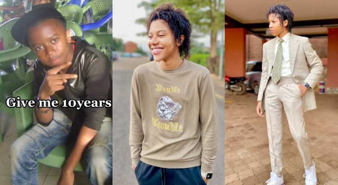 Photos of a handsome young boy who is popular on TikTok. Photos of a handsome young boy who is popular on TikTok.