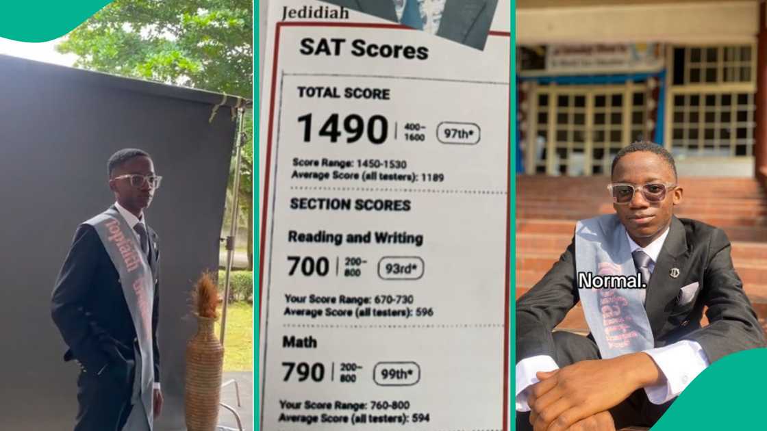 Nigerian prodigy Jedidiah Ekong stuns with 358 JAMB score 1490 SAT score and straight A’s in Cambridge exams Nigerian prodigy Jedidiah Ekong stuns with 358 JAMB score 1490 SAT score and straight A’s in Cambridge exams