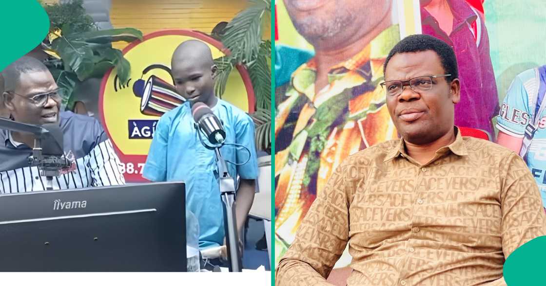 Oriyomi Hamzat makes promise to Radio Bio in viral video at his office. Oriyomi Hamzat makes promise to Radio Bio in viral video at his office.