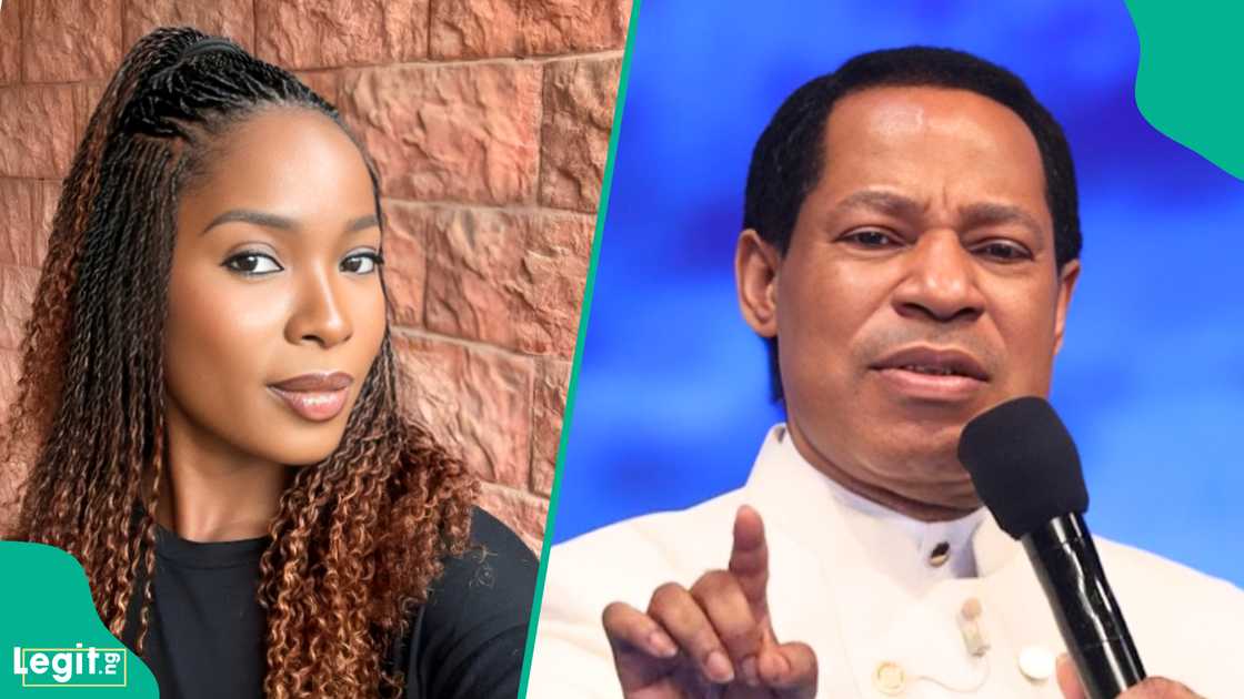 Nollywood actress Jemima Osunde expressed disbelief at a viral video showing Pastor Chris Oyakhilome healing 10 people at once Nollywood actress Jemima Osunde expressed disbelief at a viral video showing Pastor Chris Oyakhilome healing 10 people at once