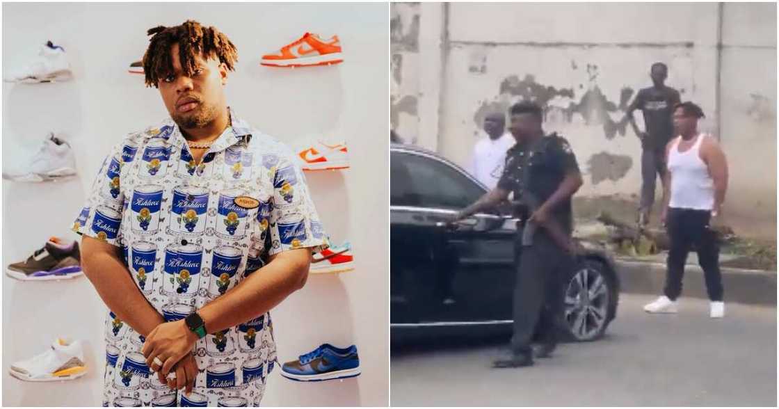 Buju and policemen Buju and policemen