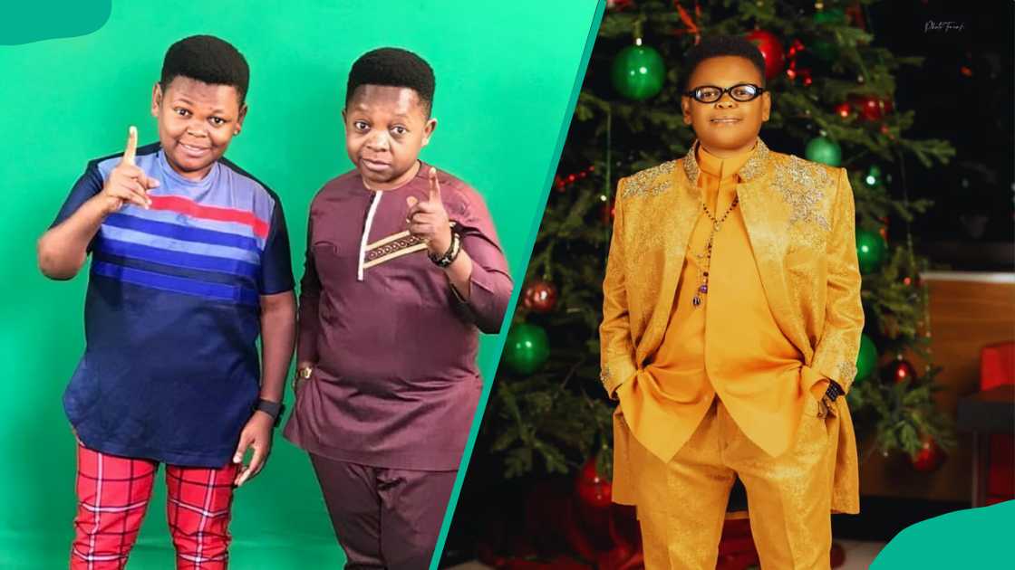 Chinedu Ikedieze with Osita Iheme and Osita Iheme standing alone Chinedu Ikedieze with Osita Iheme and Osita Iheme standing alone