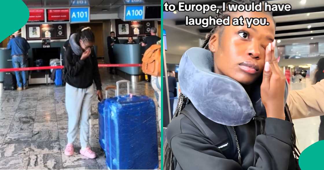 Lady rejoices as she relocates to Europe against all odds