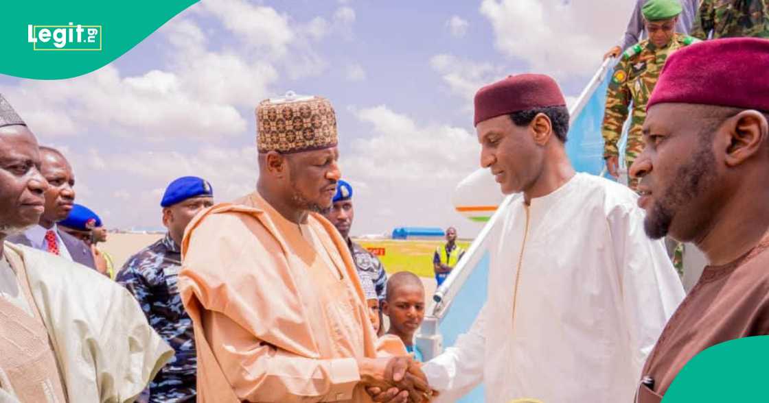 Gwamnan Katsina da Firaministan Jamhuriyar Nijar. Gwamnan Katsina da Firaministan Jamhuriyar Nijar.