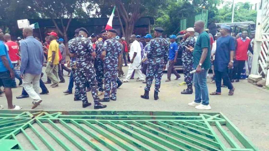 NLC Protest, NASS