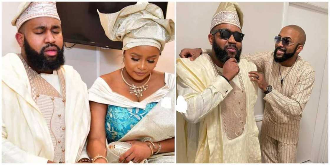 Banky W's younger brother Funmi Wellington holds introduction ceremony with fiancee Banky W's younger brother Funmi Wellington holds introduction ceremony with fiancee