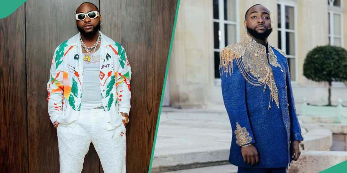 Davido wears designer outfits