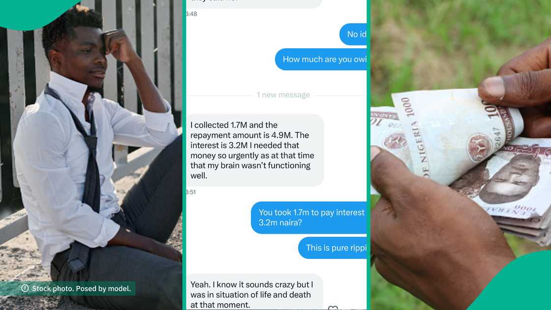 Man begs online as loan app tells him to repay N4.9 million, posts amount they gave him Man begs online as loan app tells him to repay N4.9 million, posts amount they gave him