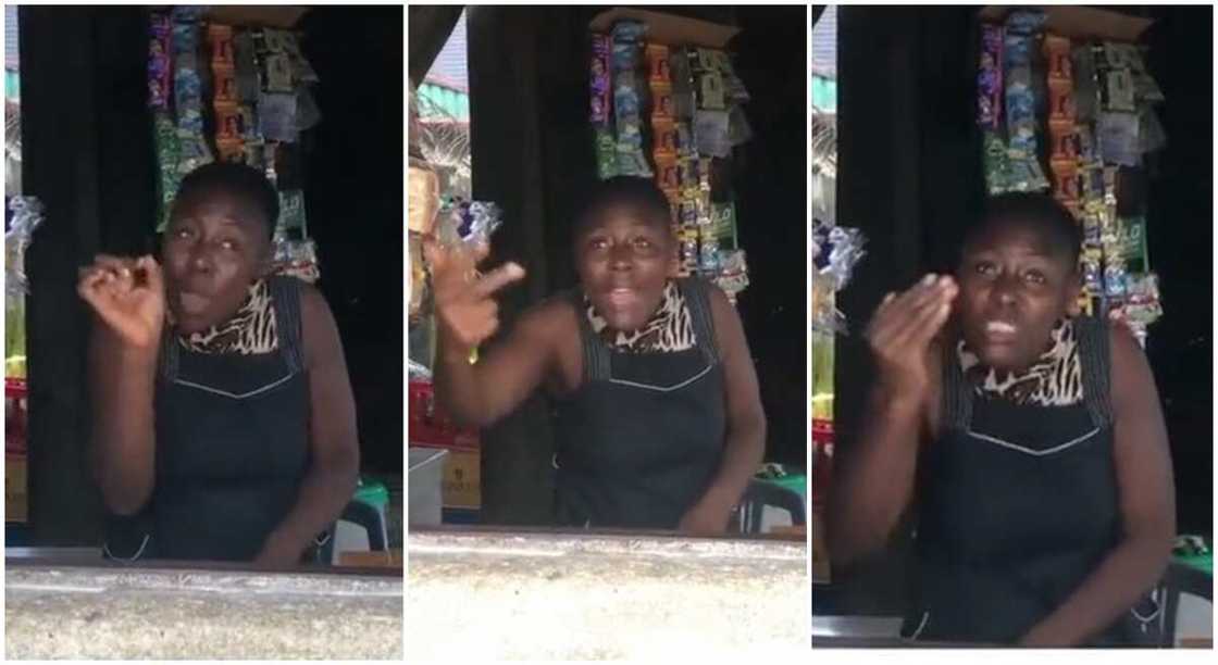 Photos of a Nigerian woman talking. Photos of a Nigerian woman talking.